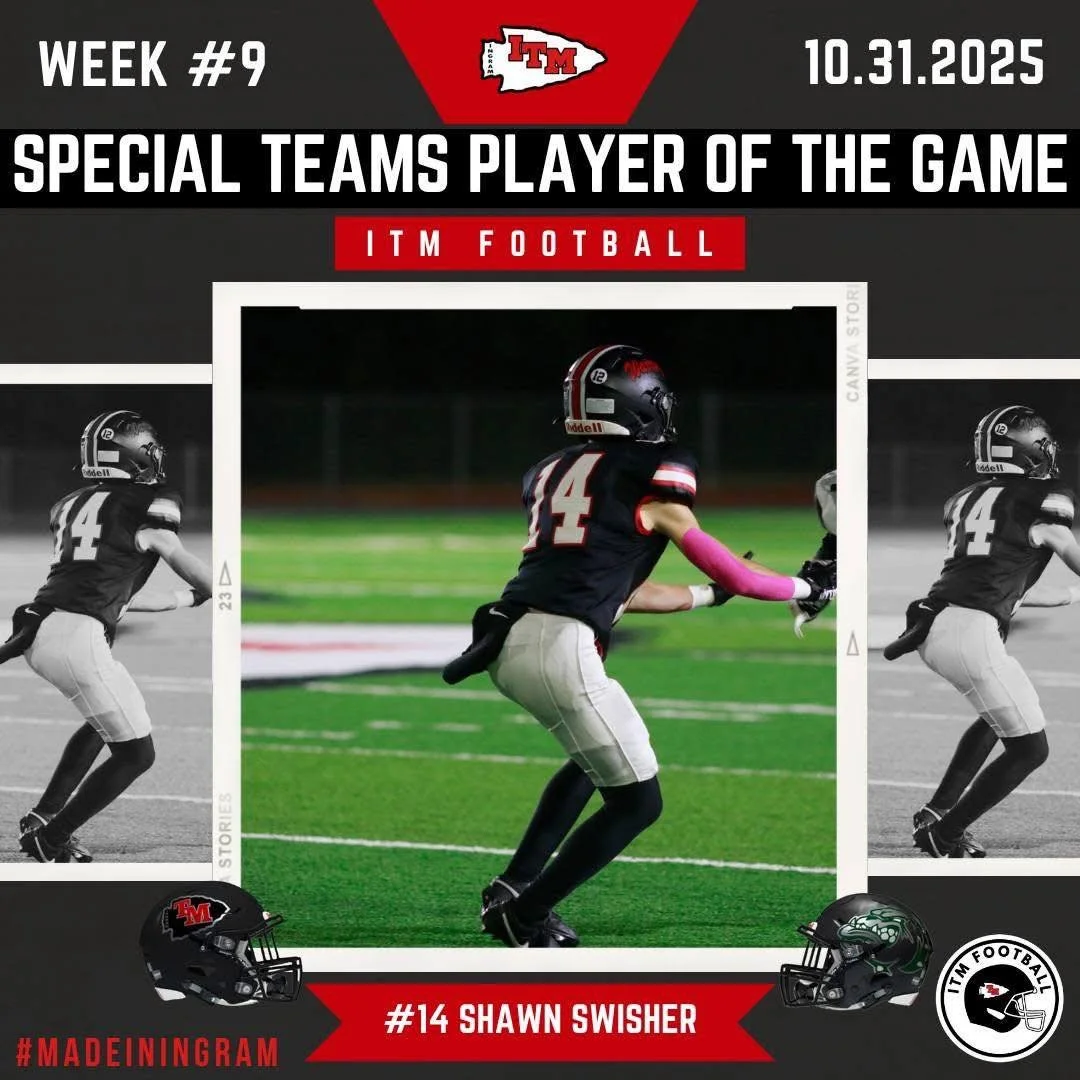 Congratulations to our Warriors! 🔥
⭐ #55 Jose Castillo &ndash; Offensive Player of the Game
💪 #32 Zach Harder &ndash; Defensive Player of the Game
⚡ #14 Shawn Swisher &ndash; Special Teams Player of the Game

These boys showed up and showed out aga
