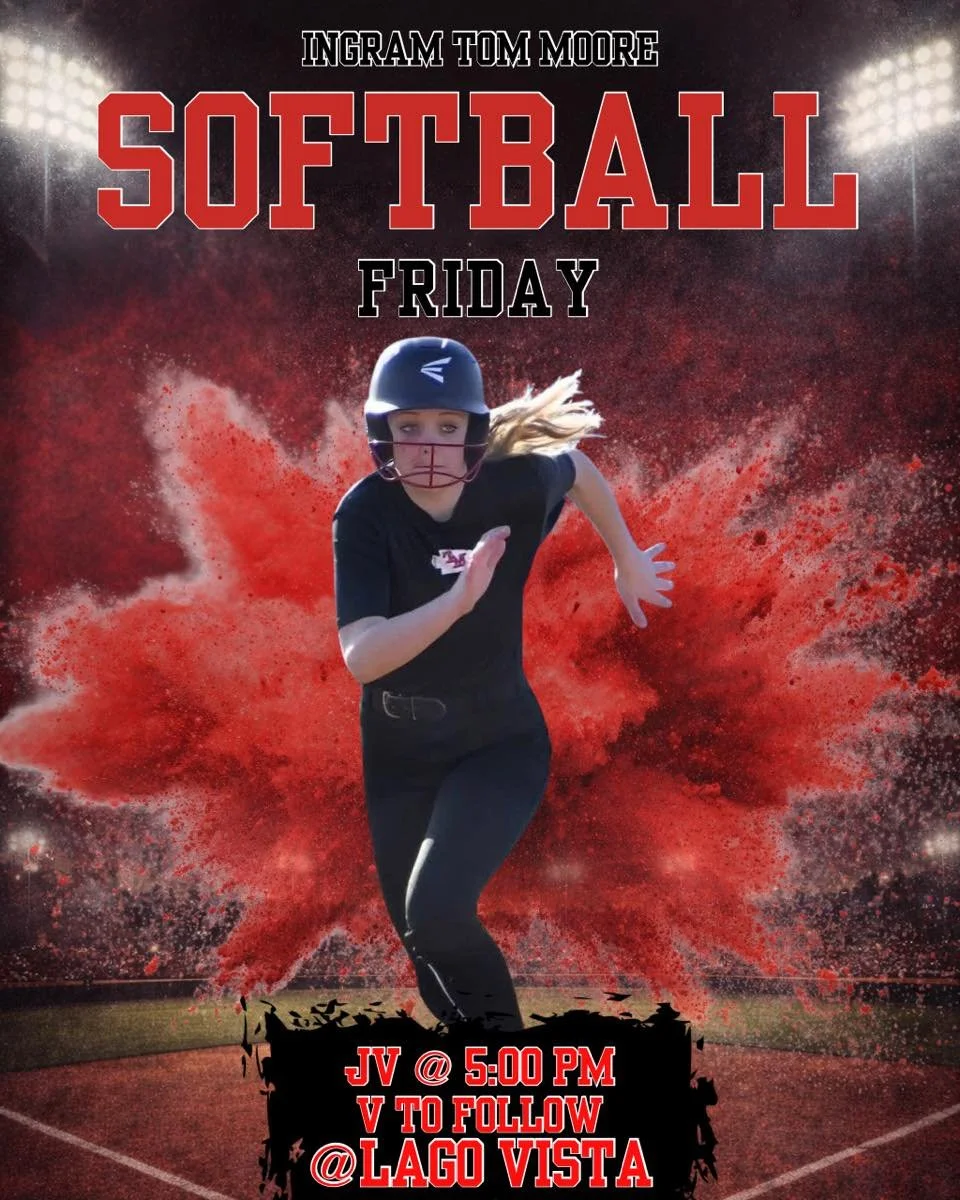 🔥🥎 ITM SOFTBALL FRIDAY 🥎🔥

Warrior Nation, it&rsquo;s time to TURN IT UP!
Our Lady Warriors Softball team is hitting the road and ready to bring the heat 🔥💪

Fast pitches. Big swings. Relentless hustle.
Let&rsquo;s show Lago Vista what Warrior 