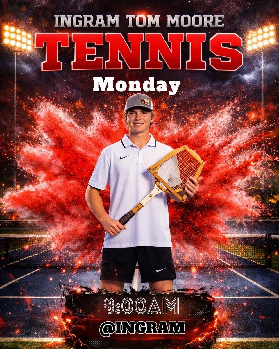 🔥 GAME DAY, WARRIOR NATION! 🔥
ITM Tennis is hitting the courts MONDAY at 8:00 AM right here @ Ingram!

Early morning. Big swings. Bigger energy.
Let&rsquo;s show up and bring the noise! 💪🎾

LET&rsquo;S GO WARRIORS! ❤️🖤
#ITMTennis #WarriorPride #