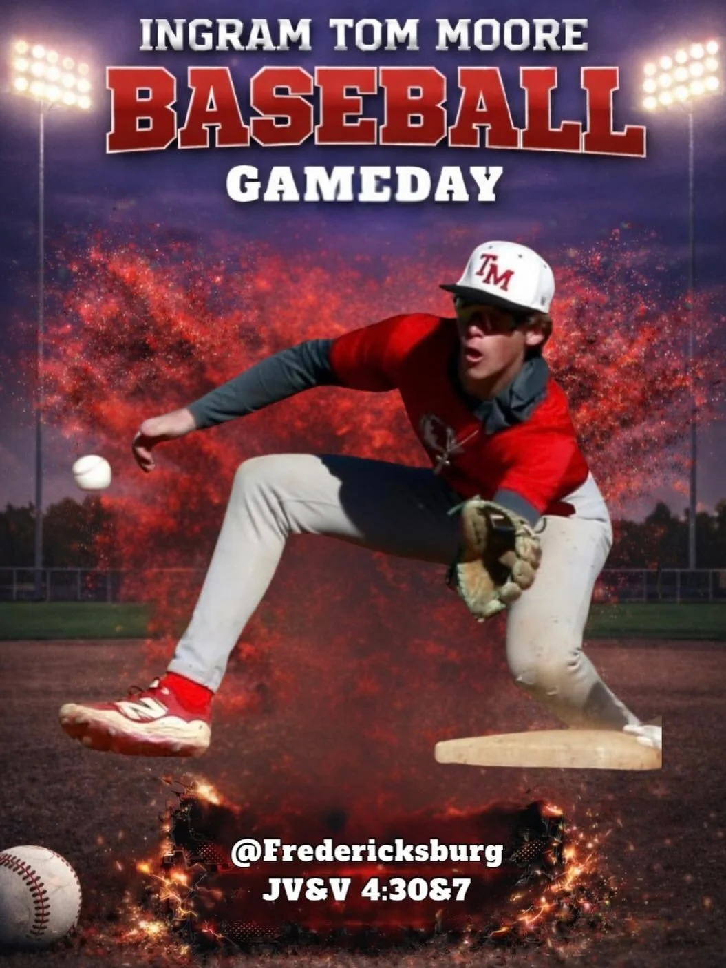 It&rsquo;s Game Day for the Warriors! ⚾️

Our boys hit the field today ready to compete, showing the heart, hustle, and pride that comes with wearing red and black. Come out and support the team as they battle it out on the diamond and represent Warr