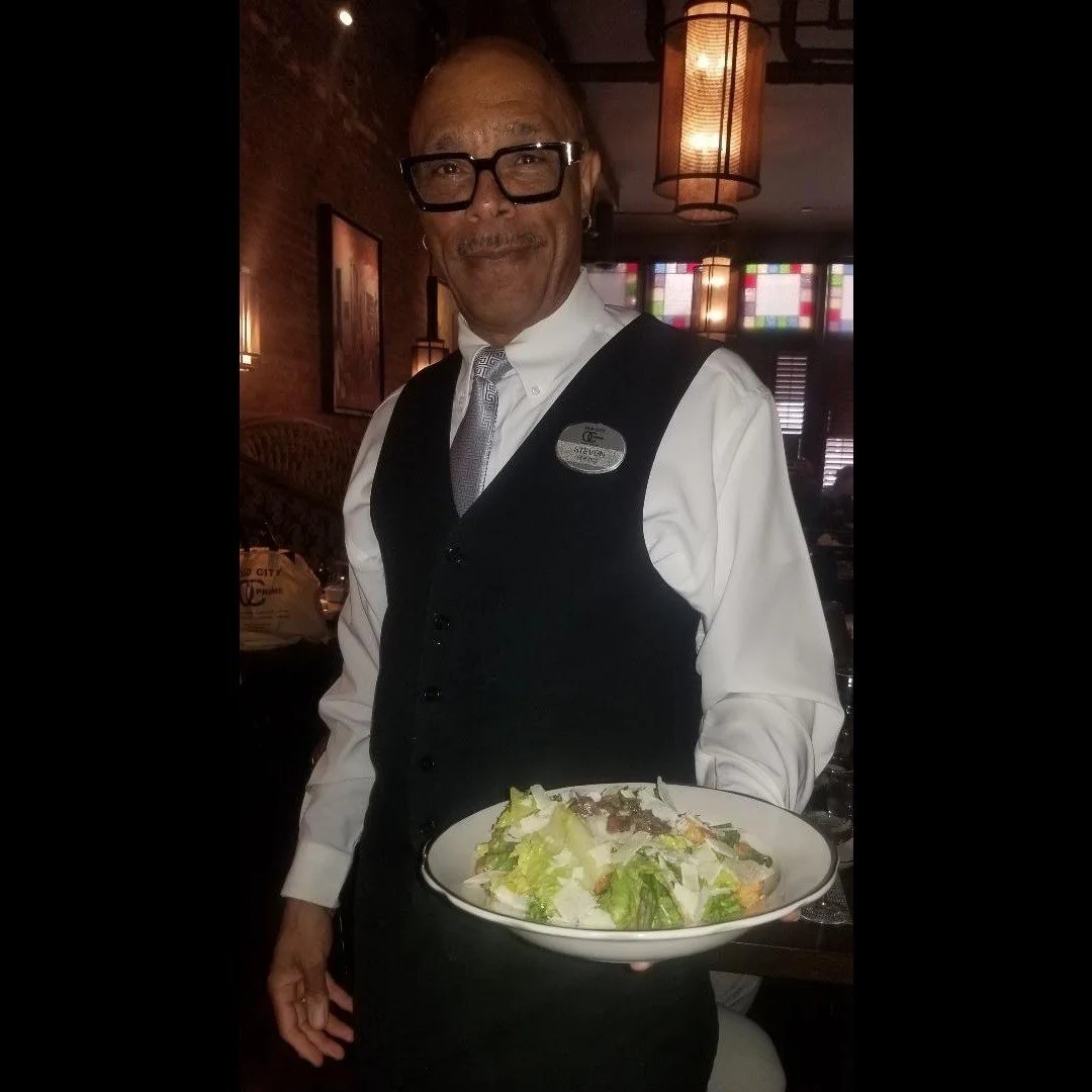 At Old City Prime, our servers are dedicated to making every moment unforgettable✨ Come experience our impeccable service! 🥂