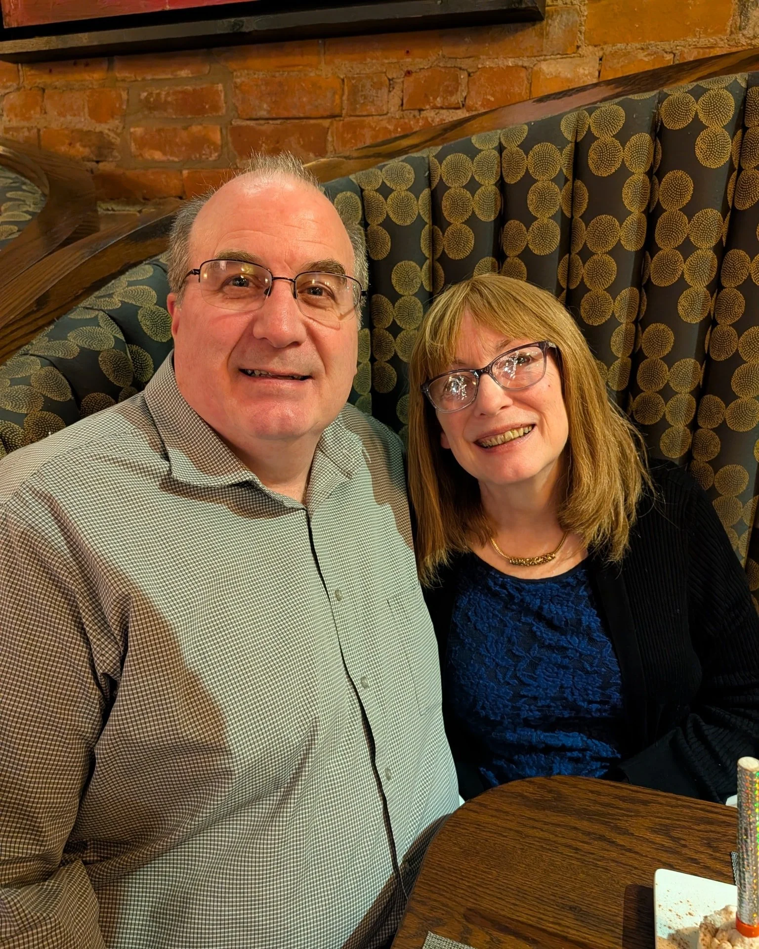 There is no better place to celebrate than Old City Prime. Wishing these two a happy 19th year together.