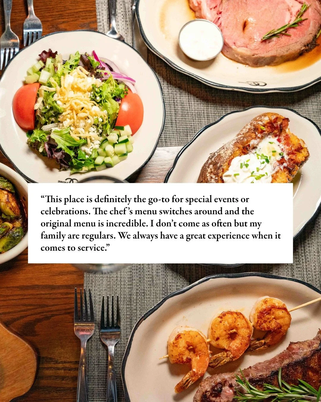 Celebrate life&rsquo;s special moments at Old City Prime. From birthdays to anniversaries, enjoy our chef&rsquo;s menu and classic favorites. 

Looking to extend the evening? Our Upper Lounge features some of the region's best live entertainment in a