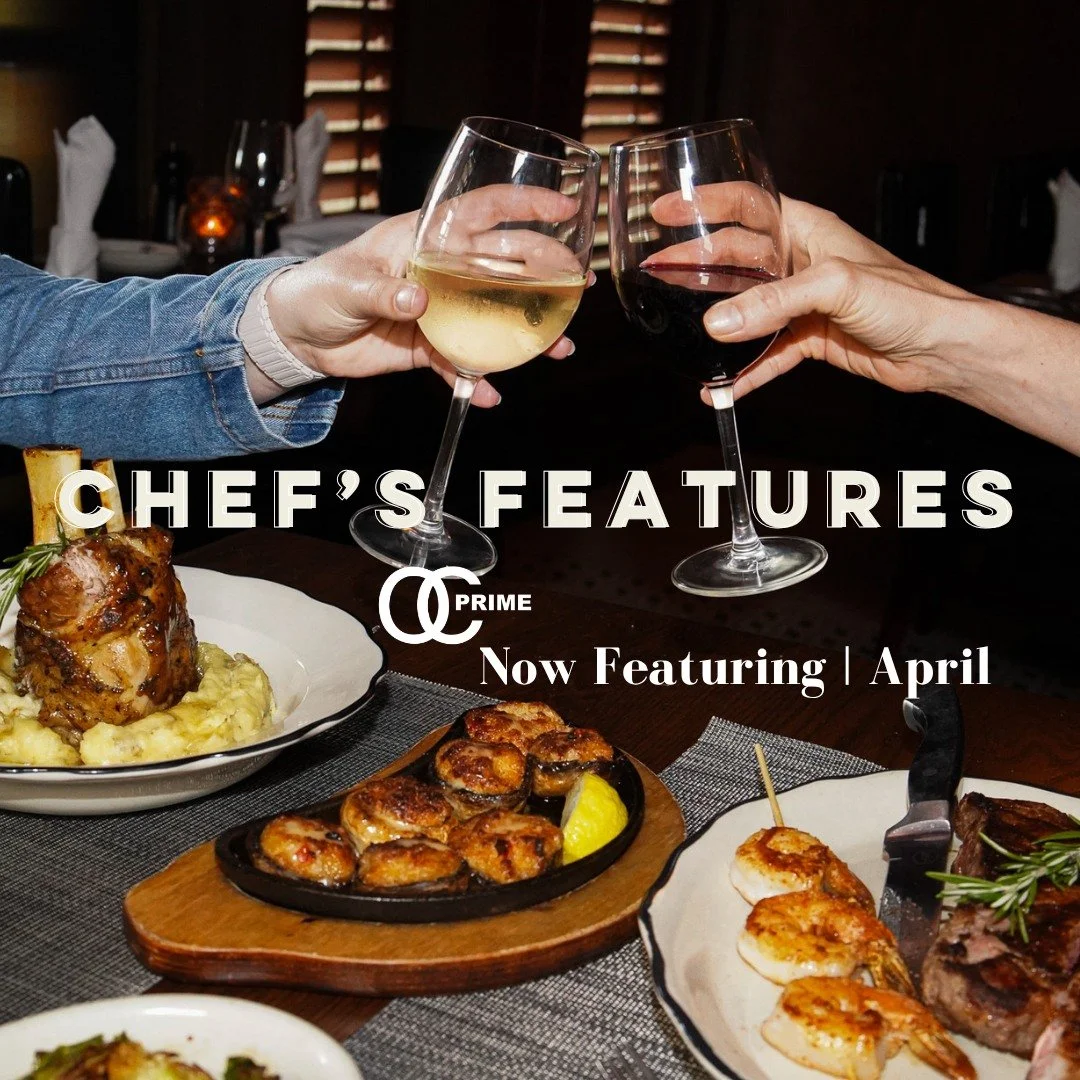 🌸 April Chef Features have arrived at Old City Prime! From expertly crafted cuts to bold seasonal flavors, this month&rsquo;s lineup is one you don&rsquo;t want to miss.

Join us and experience what our chefs have created.
Make your reservation toda