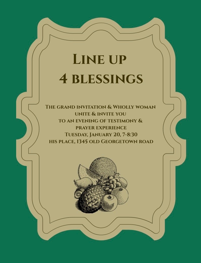 Line Up 4 Blessings