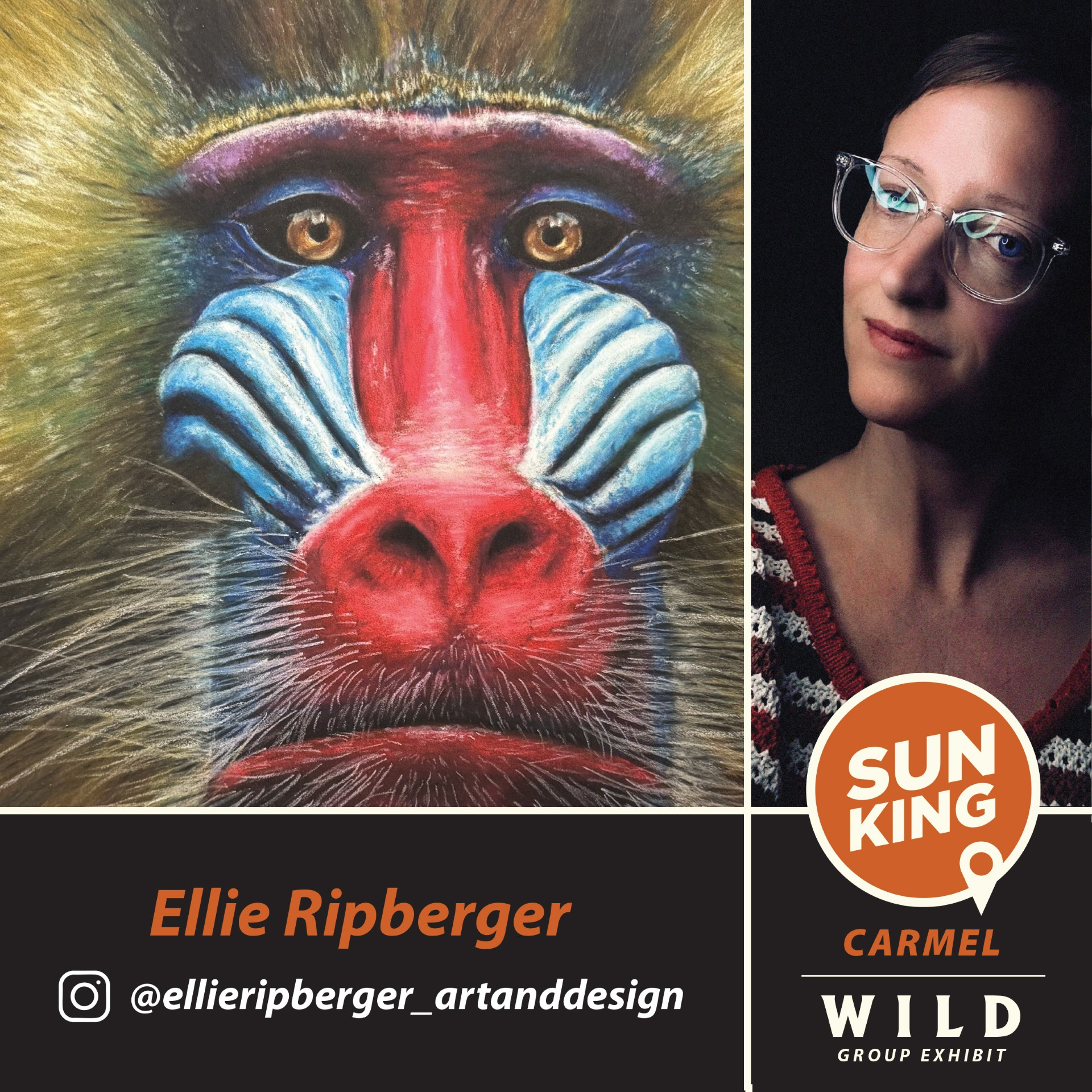 Ellie Ripberger art baboon painting