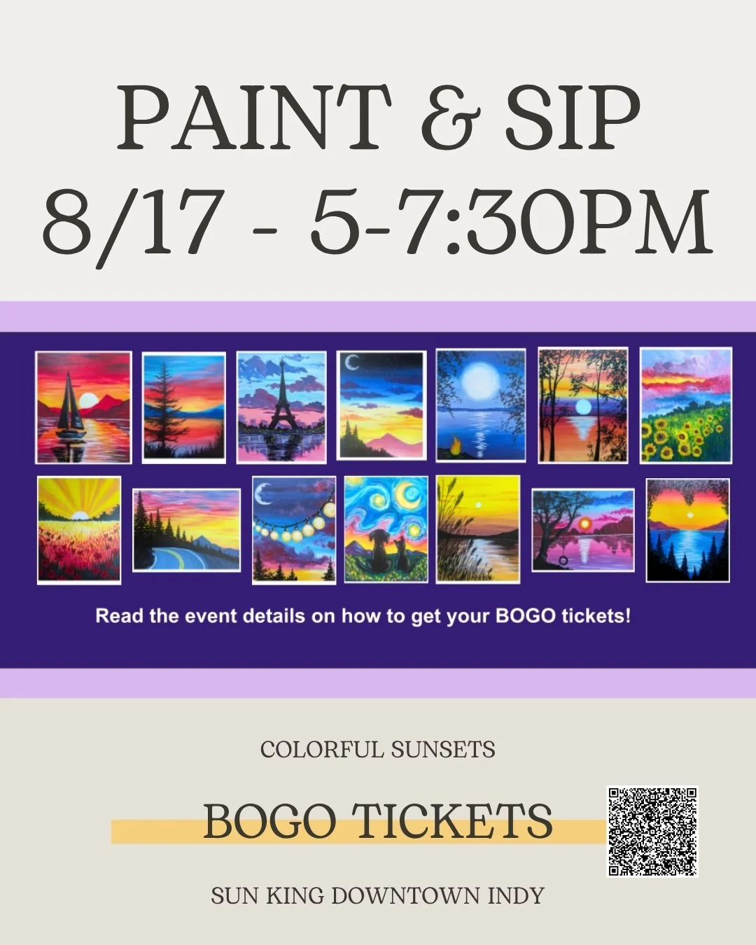 Indianapolis Paint & Sip Sunsets