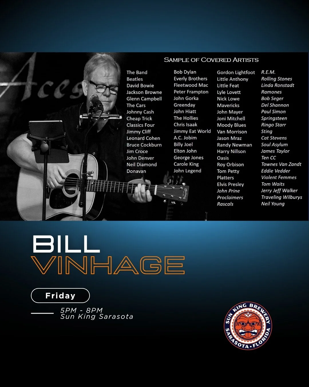 Sarasota Live Music - Bill Vinhage