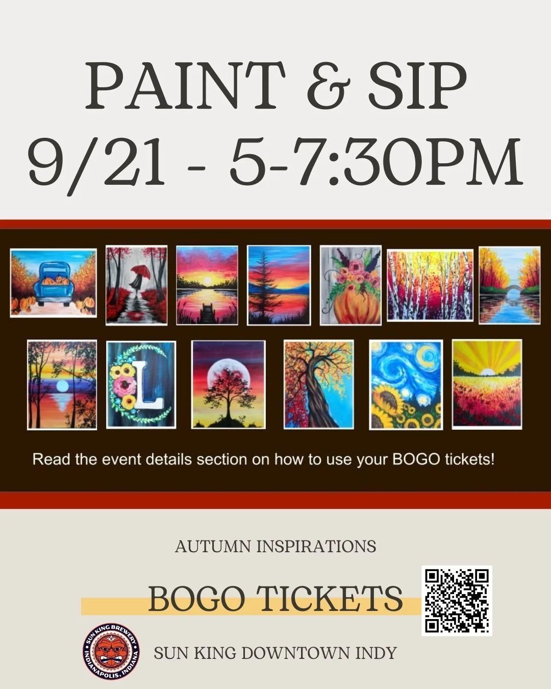Indianapolis Paint & Sip: Autumn Inspirations
