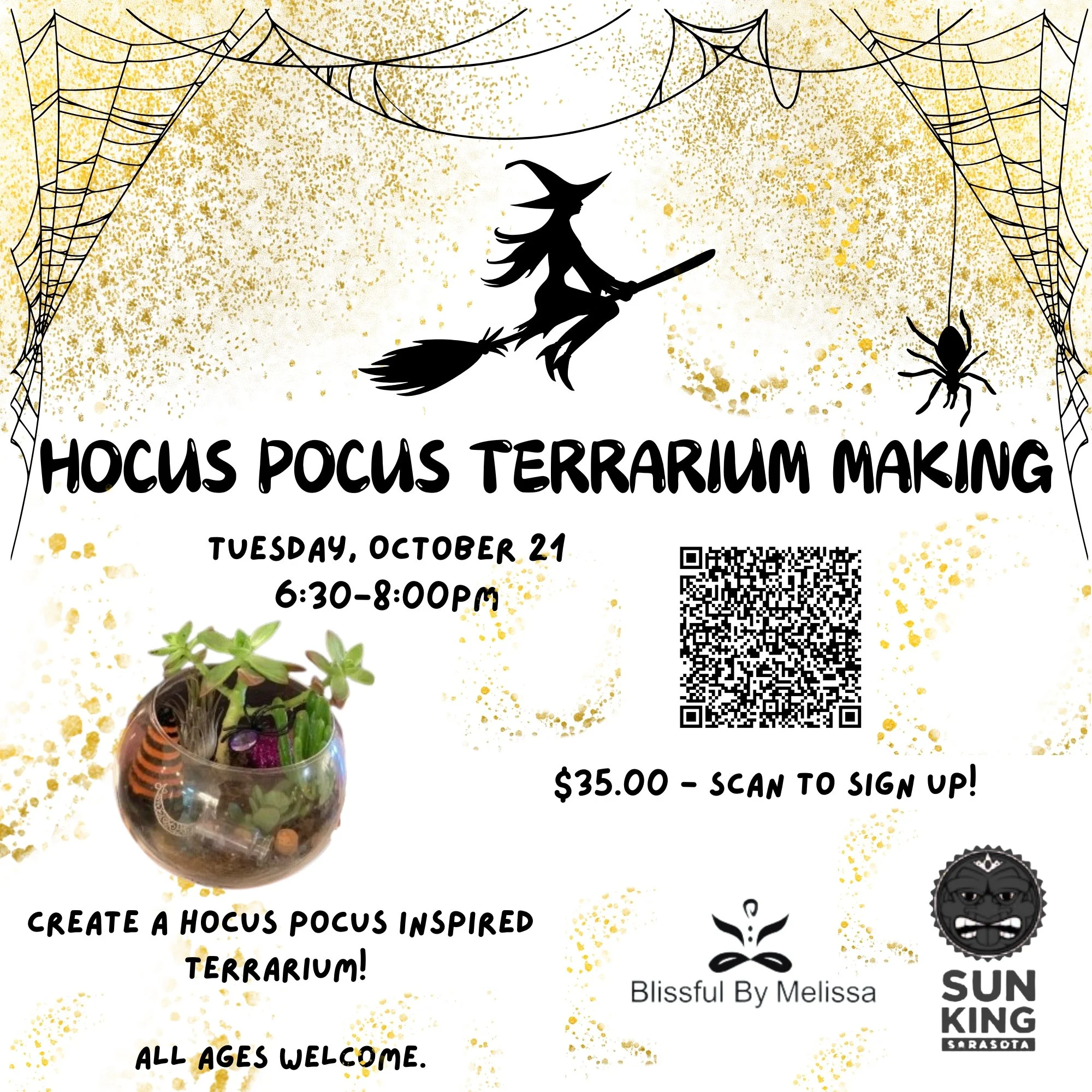 Sarasota Hocus Pocus Terrarium Making Class