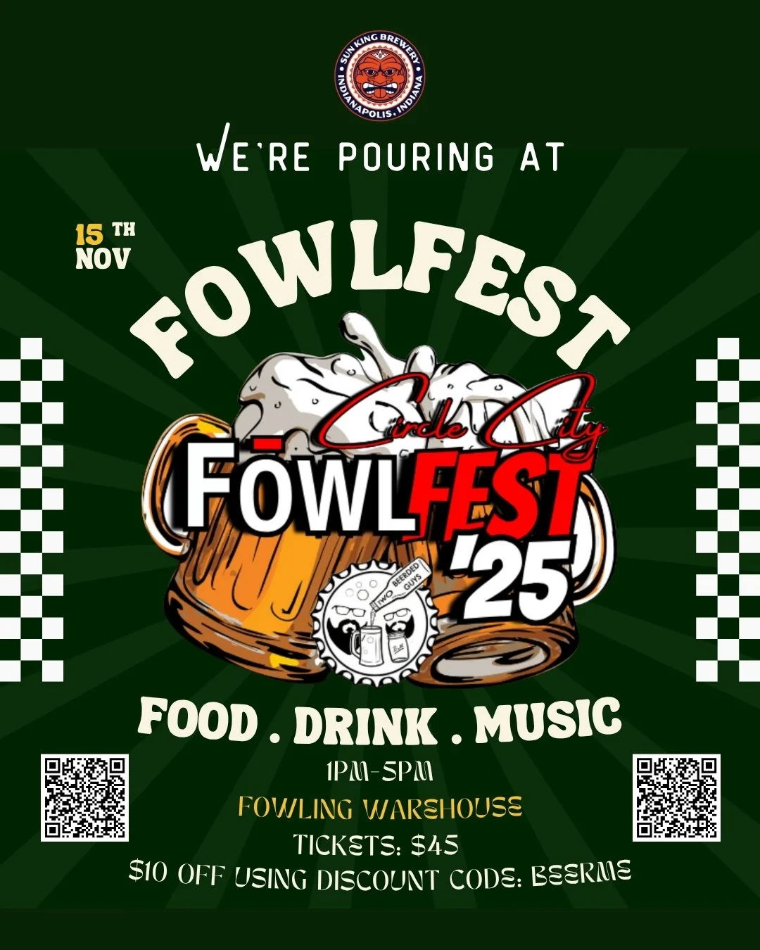 Indianapolis Sun King at Circle City FOWL Fest