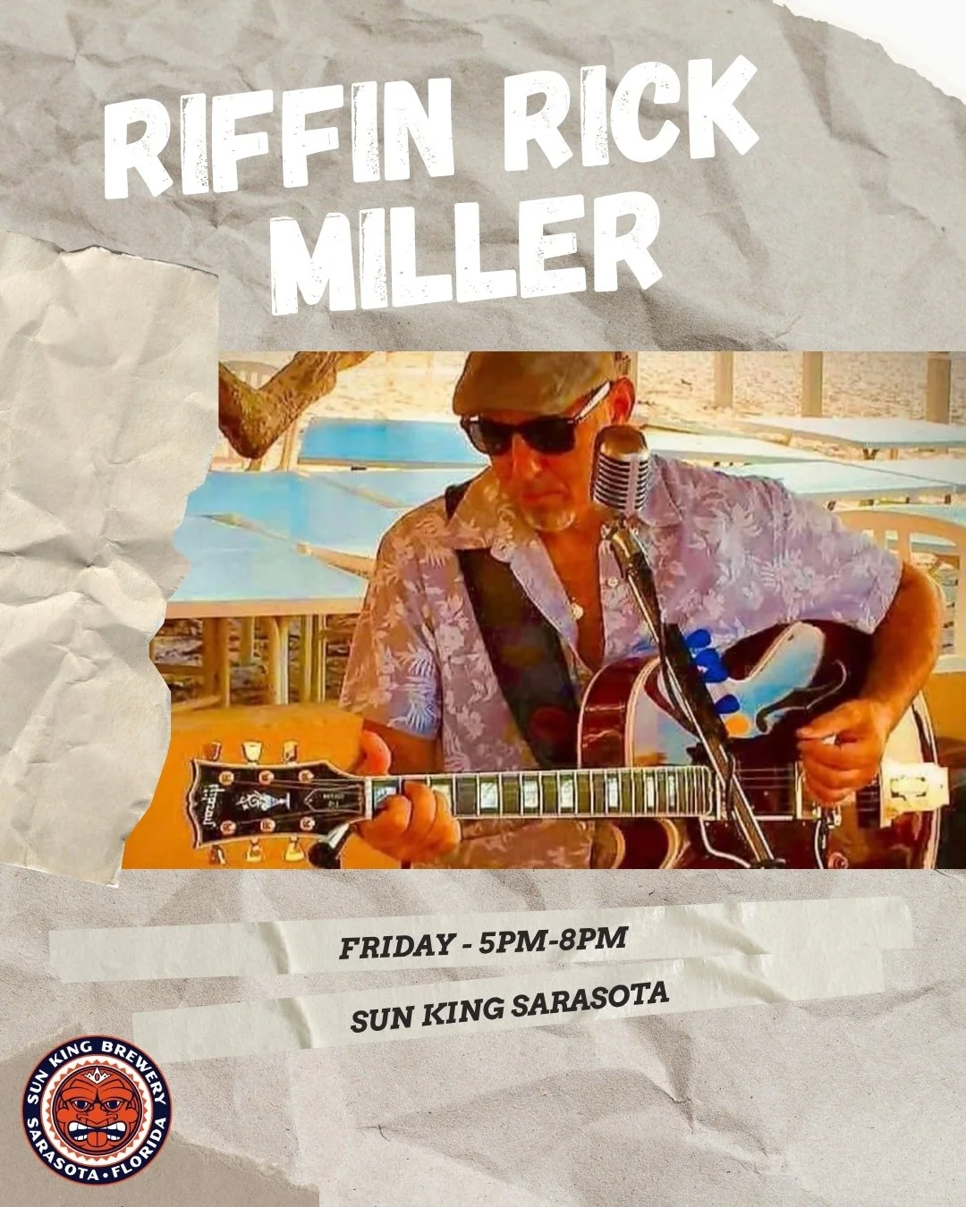 Sarasota Live Music: "Riffin" Rick Miller