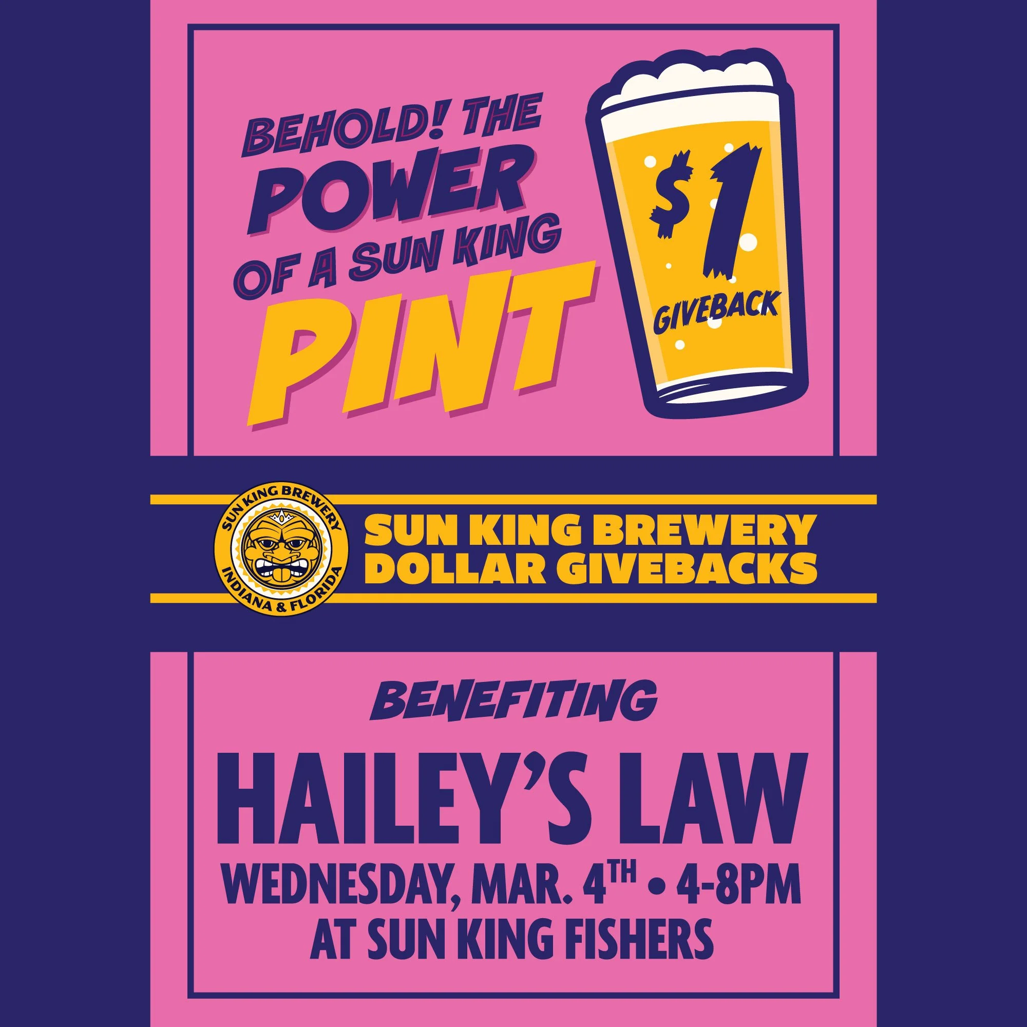 Fishers $1 Giveback Night Benefitting Hailey's Law