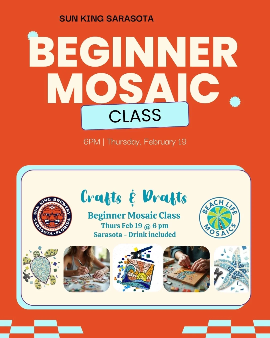 Sarasota Beginner Mosaic Class
