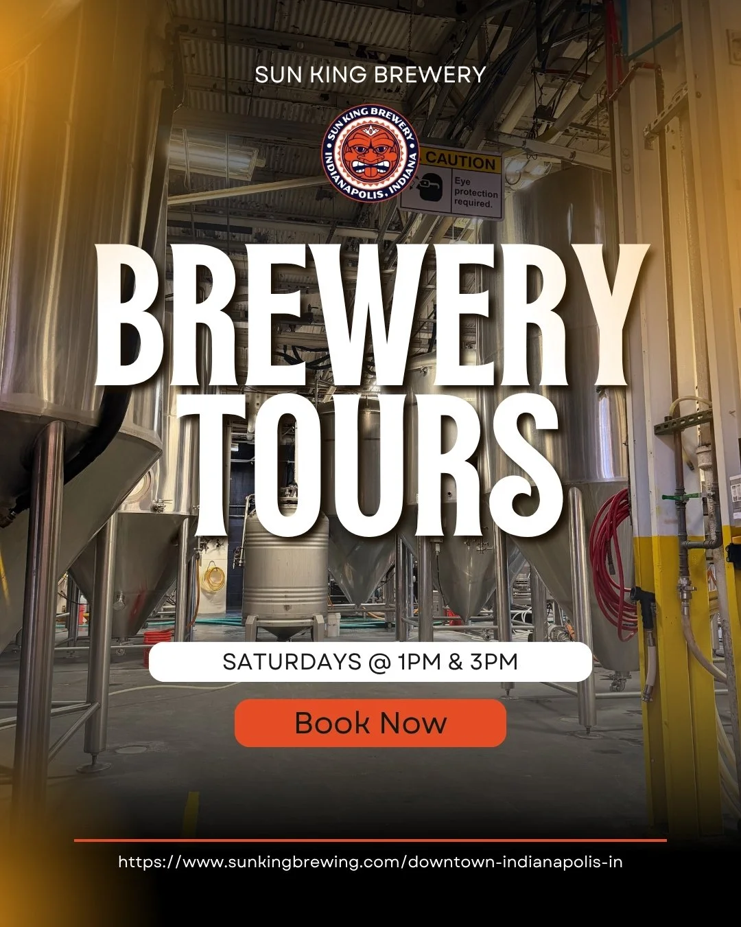 Indianapolis Brewery Tours 1PM & 3PM
