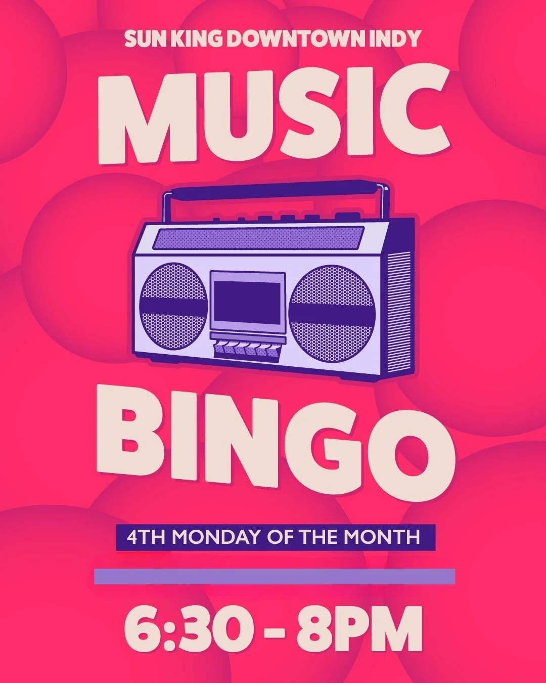 Indianapolis Music Bingo