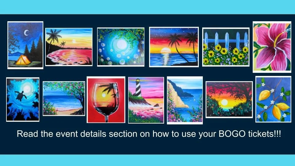 Indianapolis Paint &amp; Sip: Summer Celebrations (BOGO Tickets)