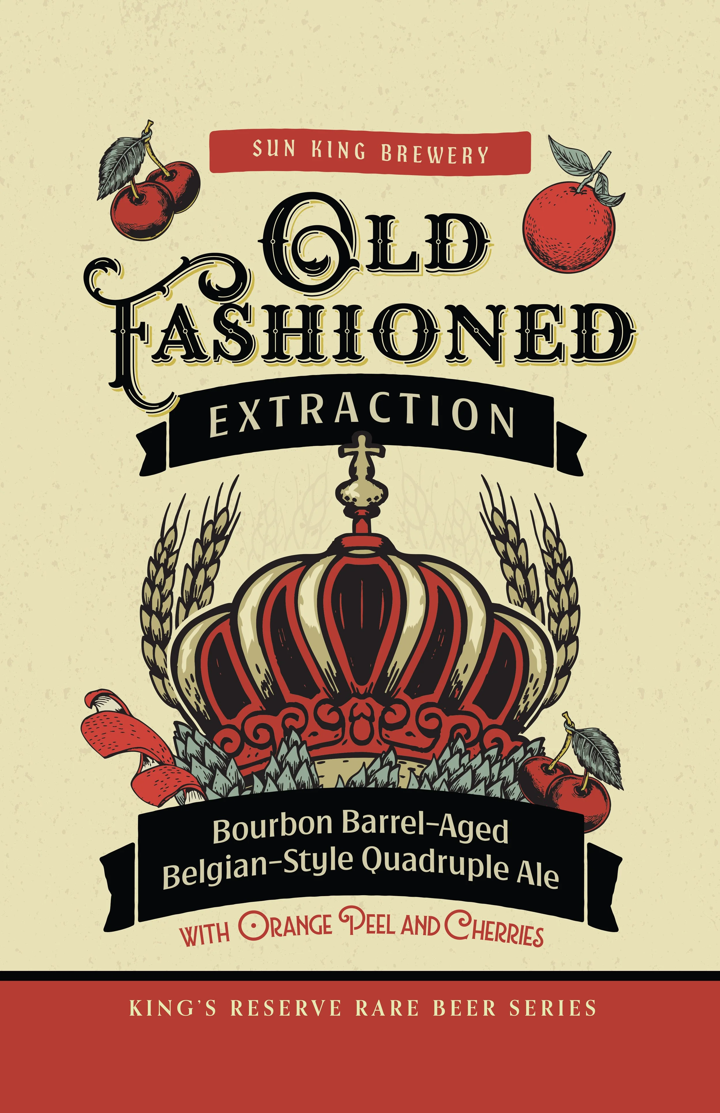 Old Fashioned Extraction
Bourbon Barrel-Aged Belgian-style Quadruple Ale with Orange Peel and Cherries
13.1% ABV
*Only available at Wednesday Block Party Kickoff
