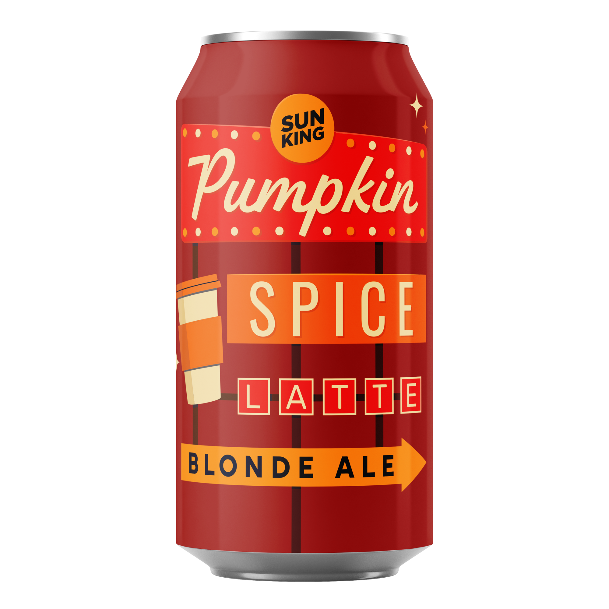 12oz can Pumpkin Spice Latte Blonde Ale
