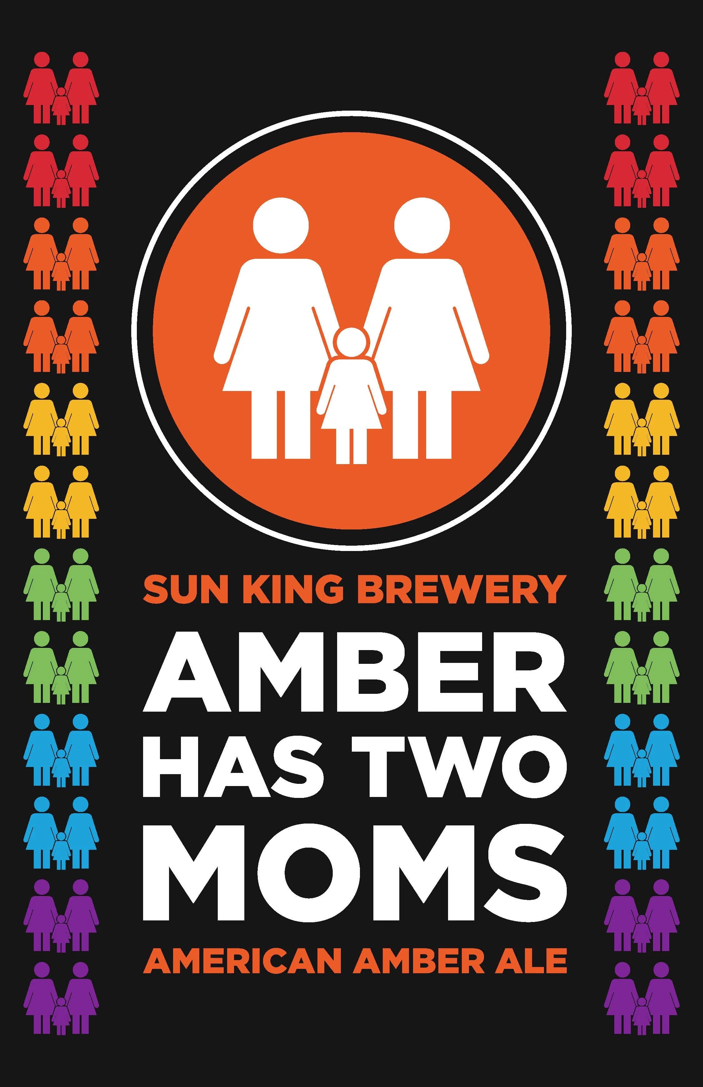 Amber Has Two Moms beer can