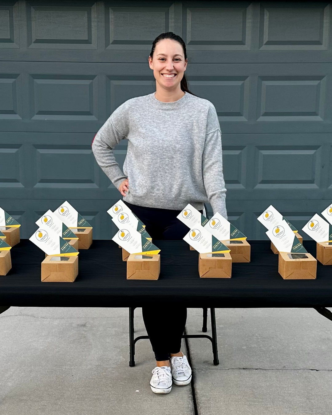 Holly Bantique, founder of Calique Paperie & Design and Little Lemon Cookies