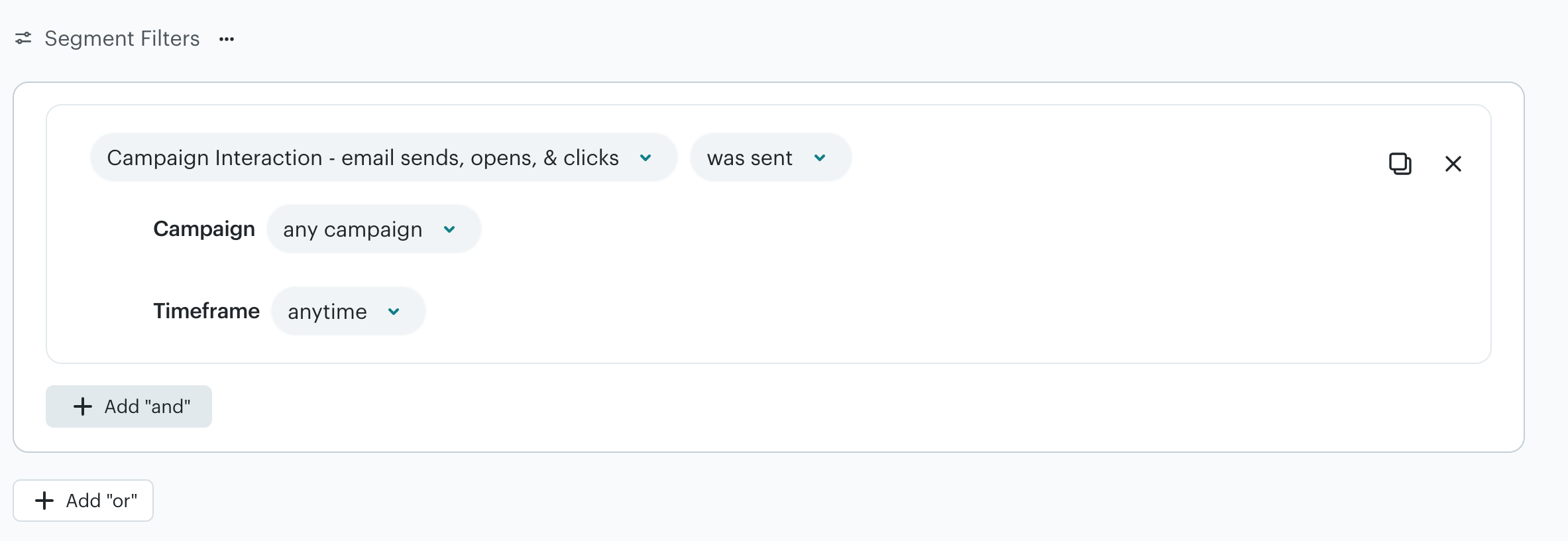 email segmentation in mailchimp