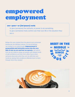 CULTURE GUIDE — Bridge City Coffee