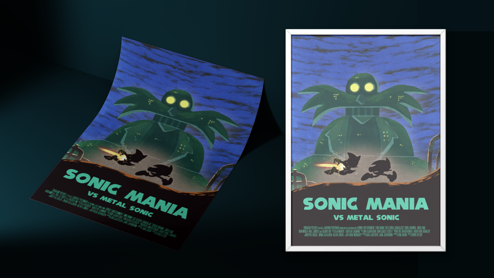 ✨GAME: SONIC MANIA - Vs Metal Sonic (Old edition)✨
Well when I made this you used to face metal sonic with a huge wall chasing you... but with the updates this moment actually no longer exists. So now people will look at this poster and be like... u