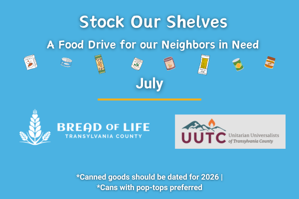 Stock Our Shelves with UUTC