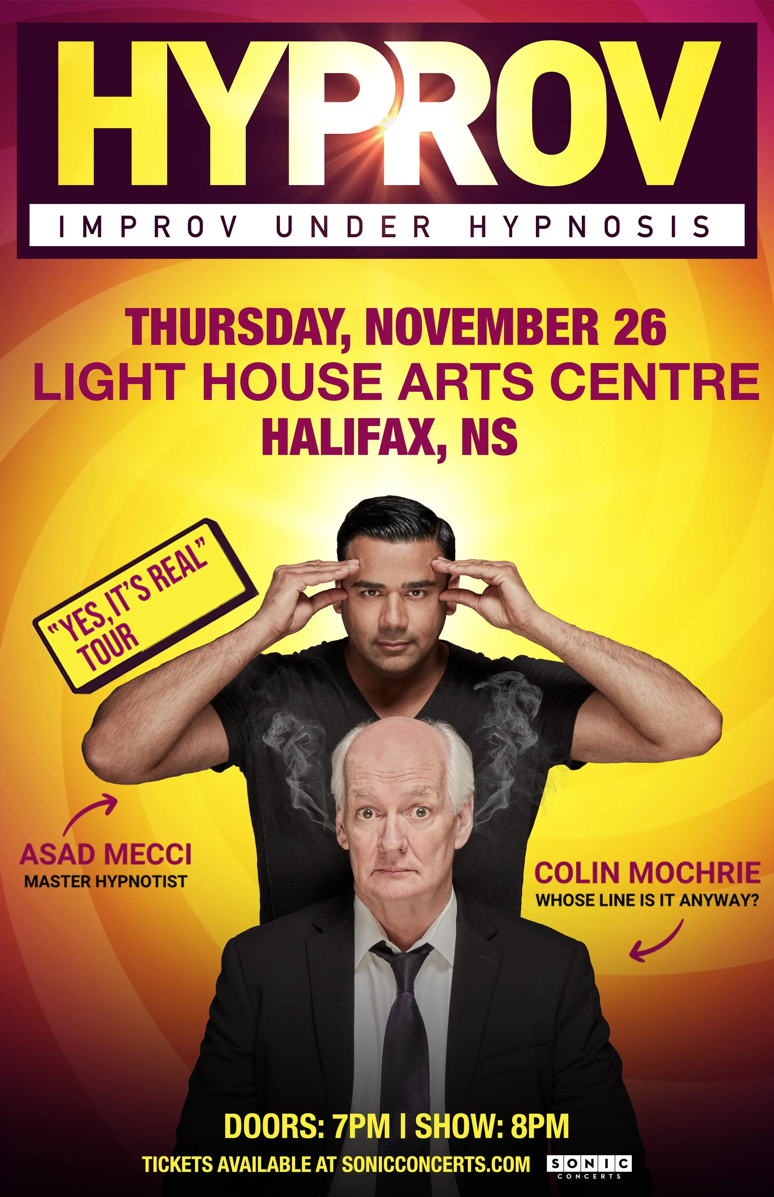 Colin Mochrie & Asad Mecci: HYPROV: Improv Under Hypnosis