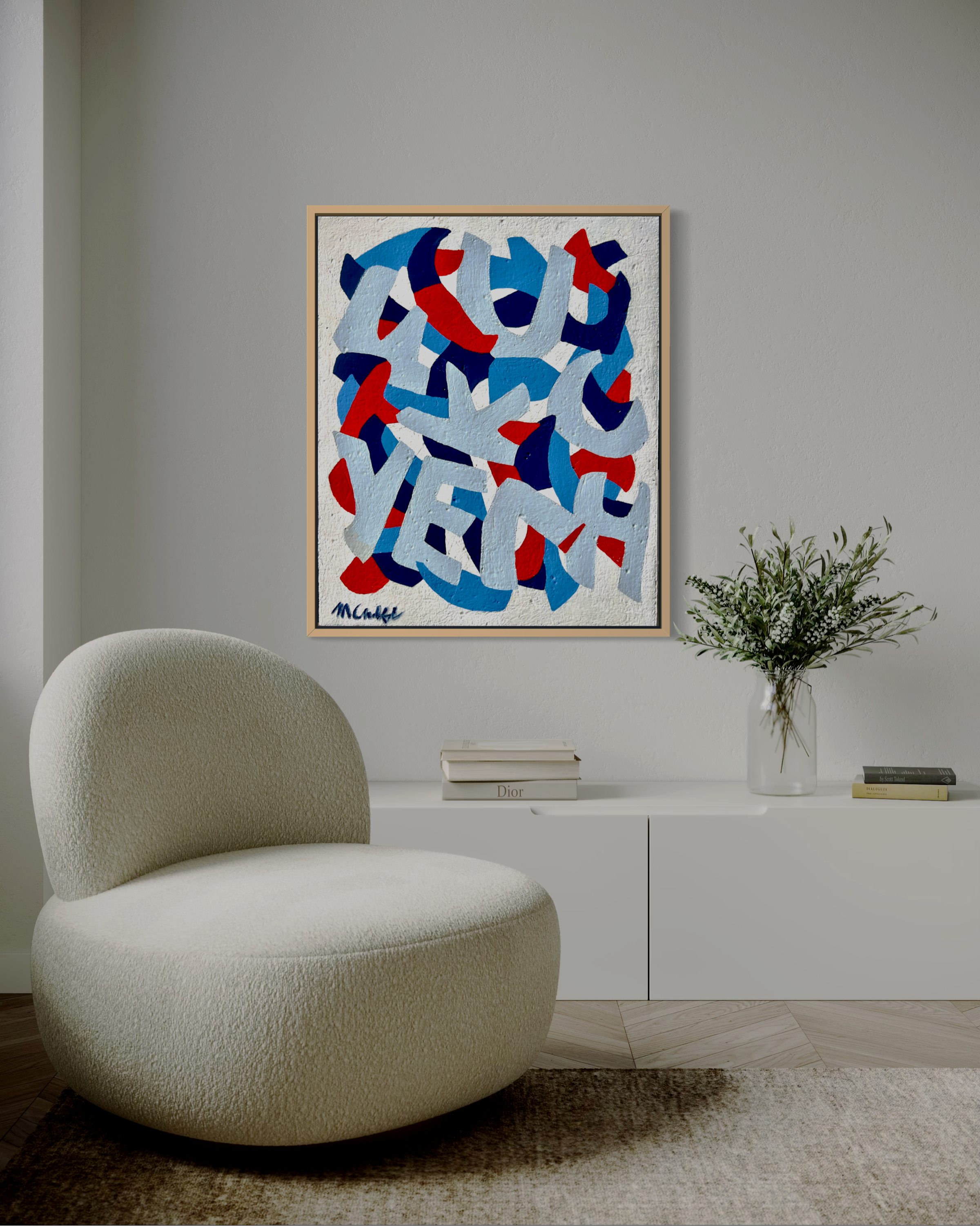 Available - Fuck Yeah series 36x30 All American