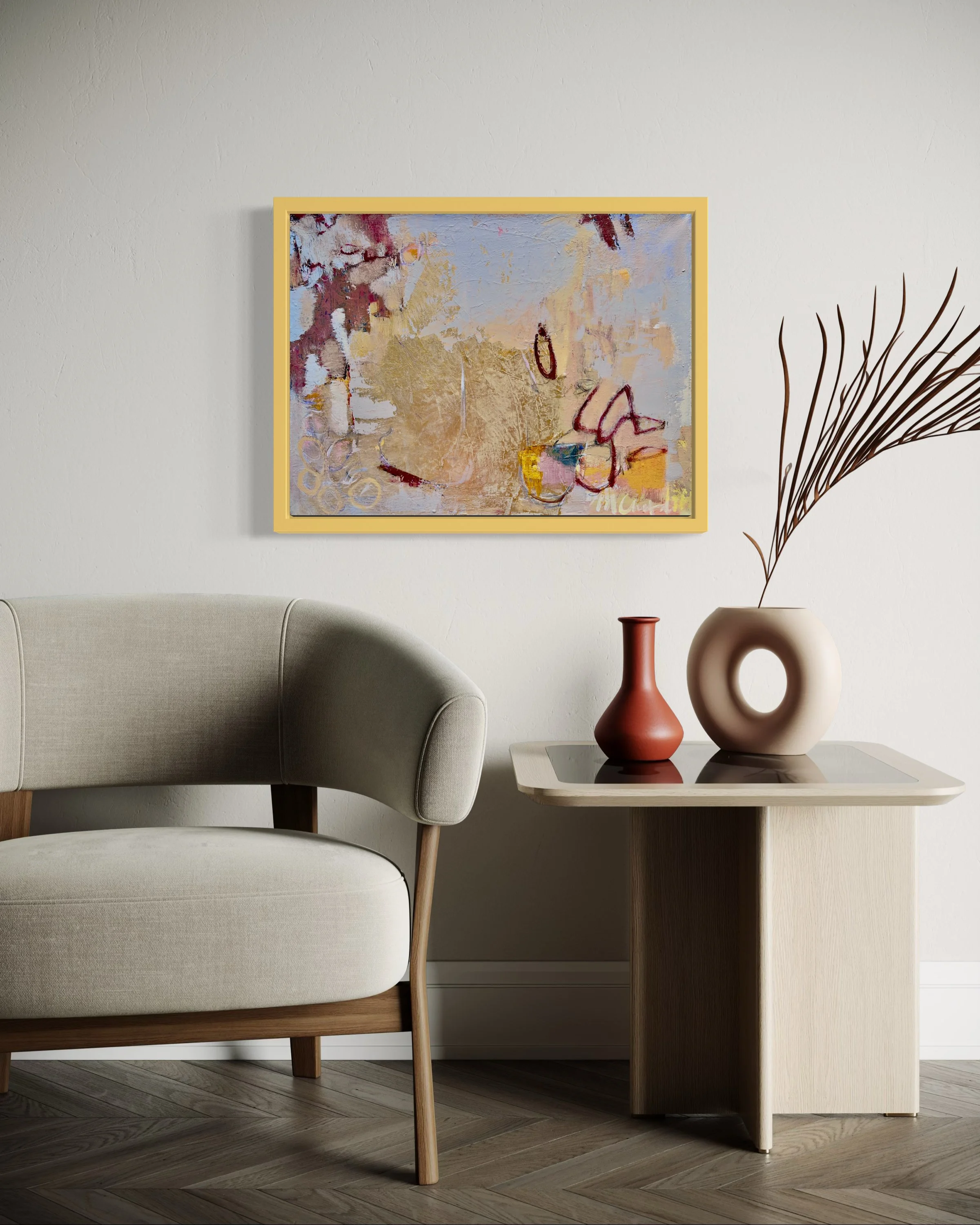 Golden Pomegranate 18x24  sold🔴