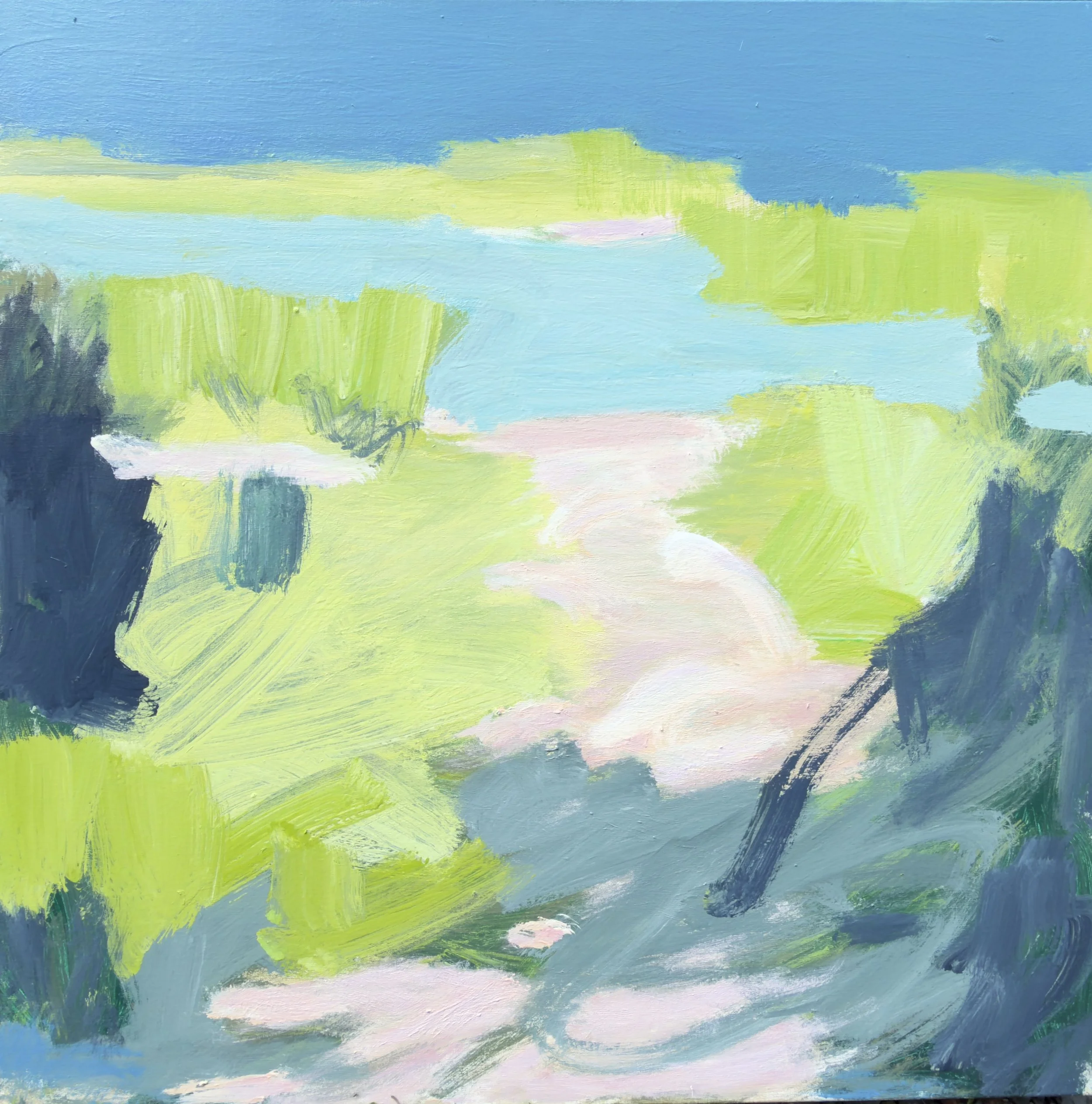 Available - Path to the Beach,Harbor Isl. 36x36