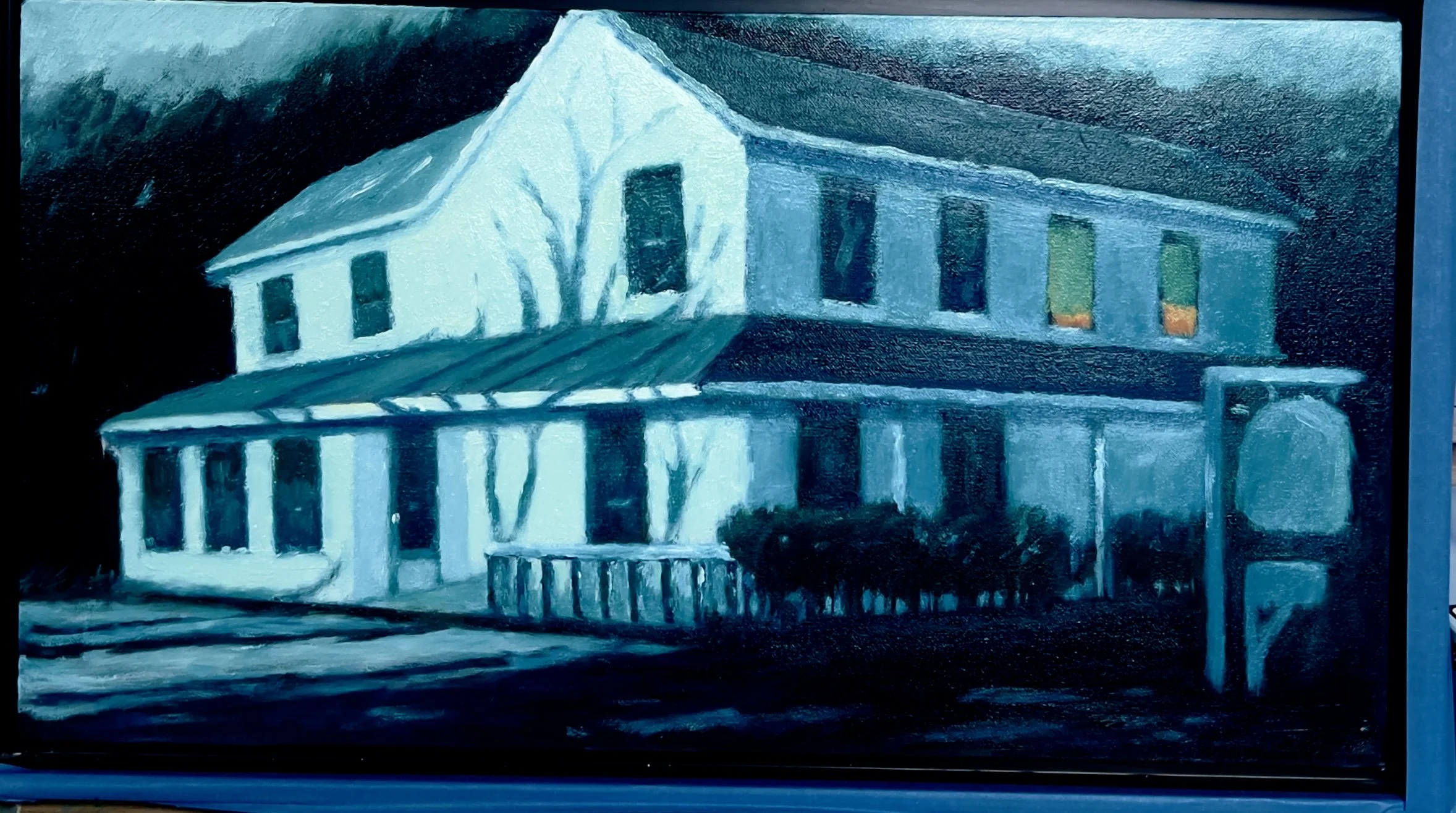 Available - Mountainville in Moonlight 12x22