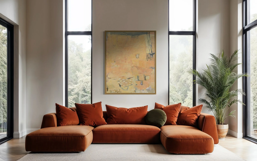 Available - Peaches and Cream 60x48