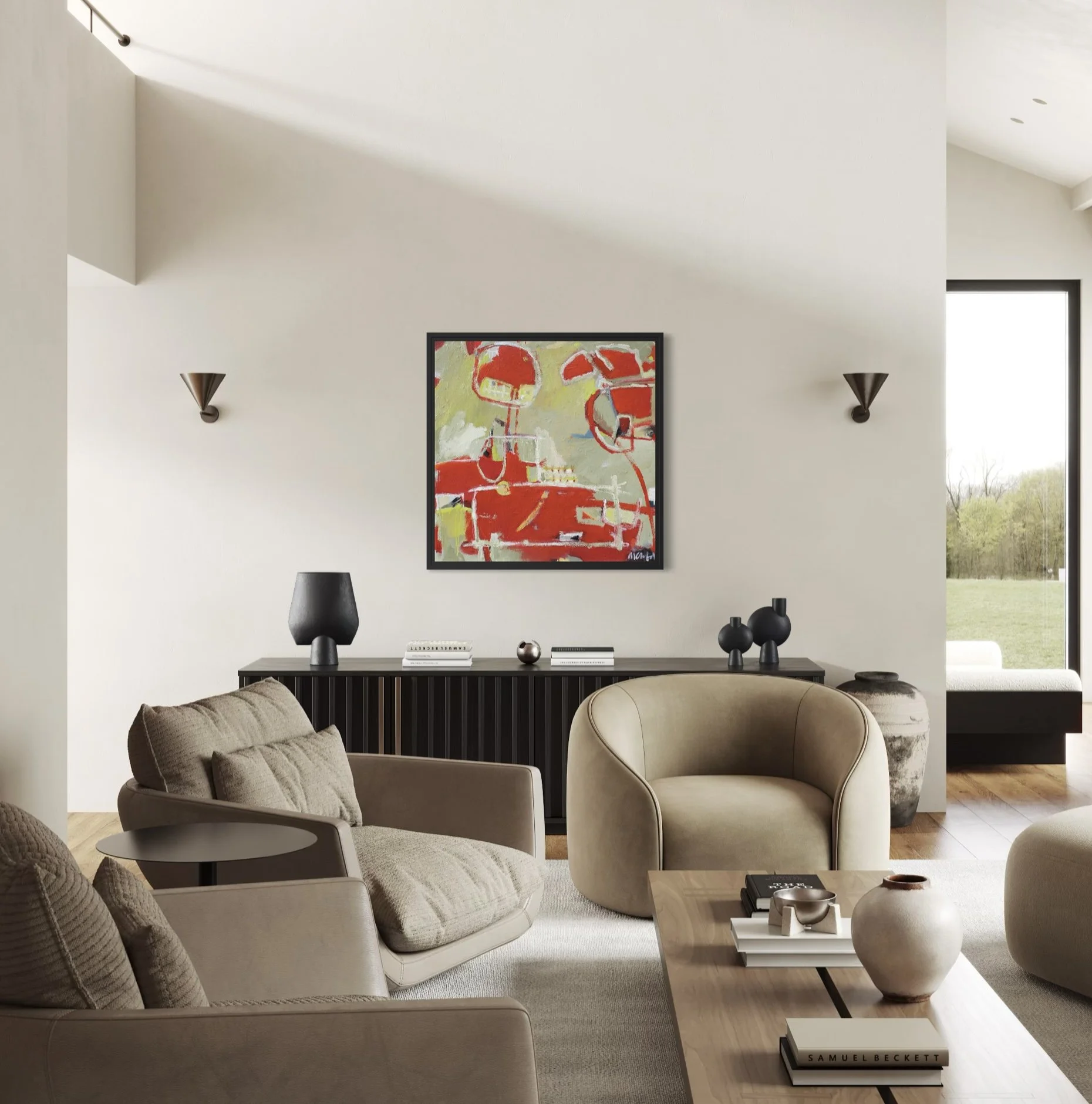 Sunday Game Day 36x36 sold 🔴