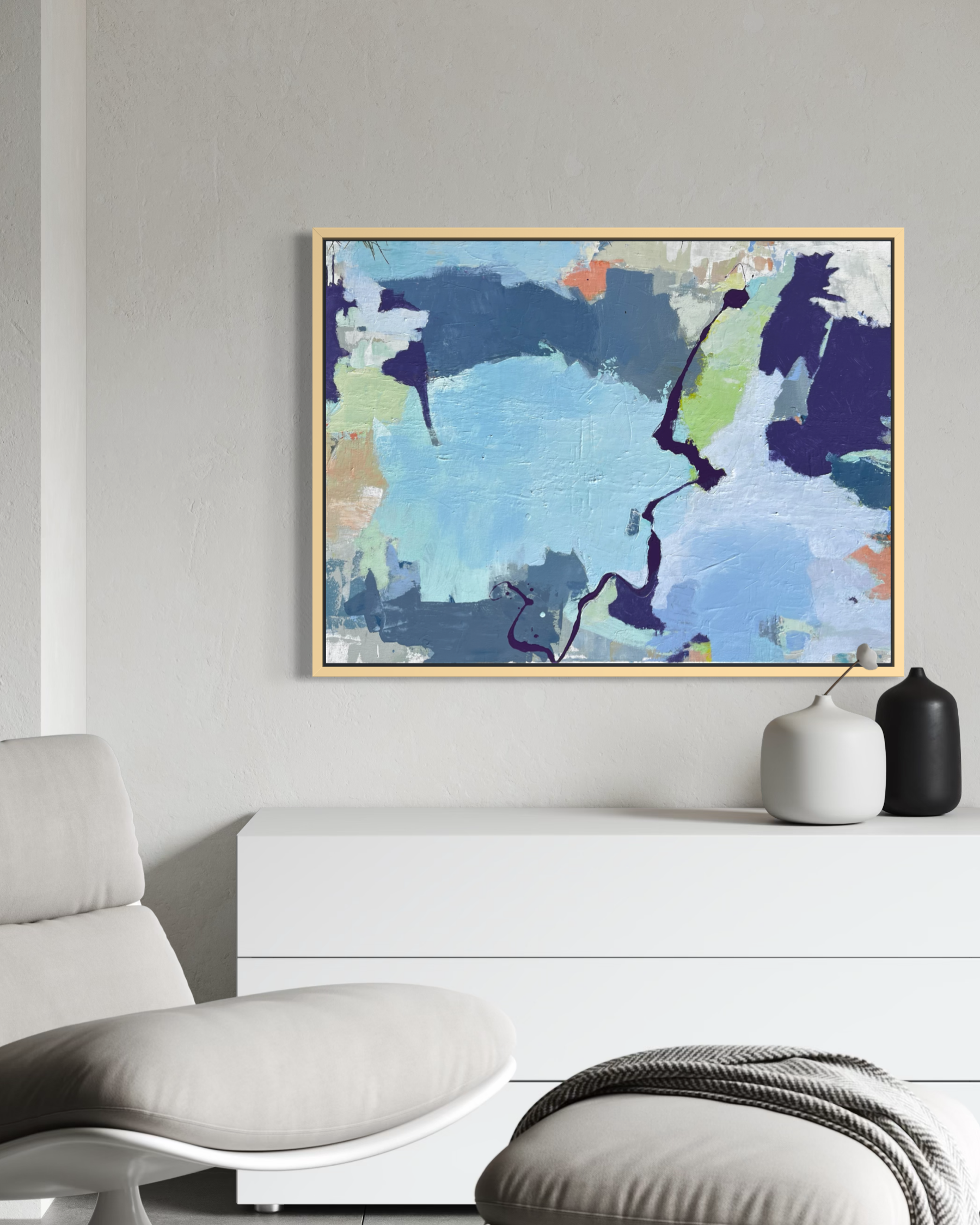Blue Medley 30x40 sold
