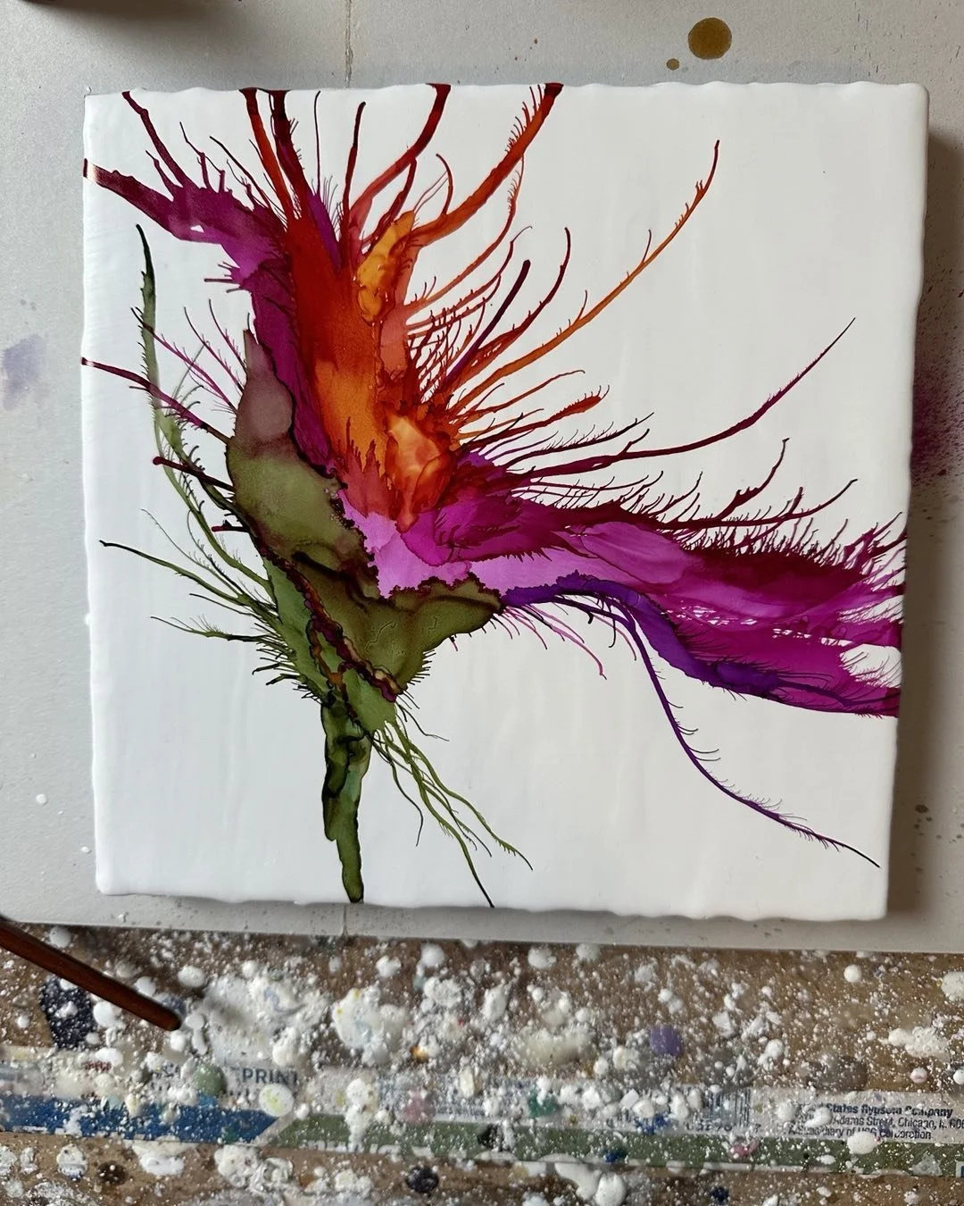 Small blooms to come&hellip;.
Soon to be on my website
Encausticbystacy.com