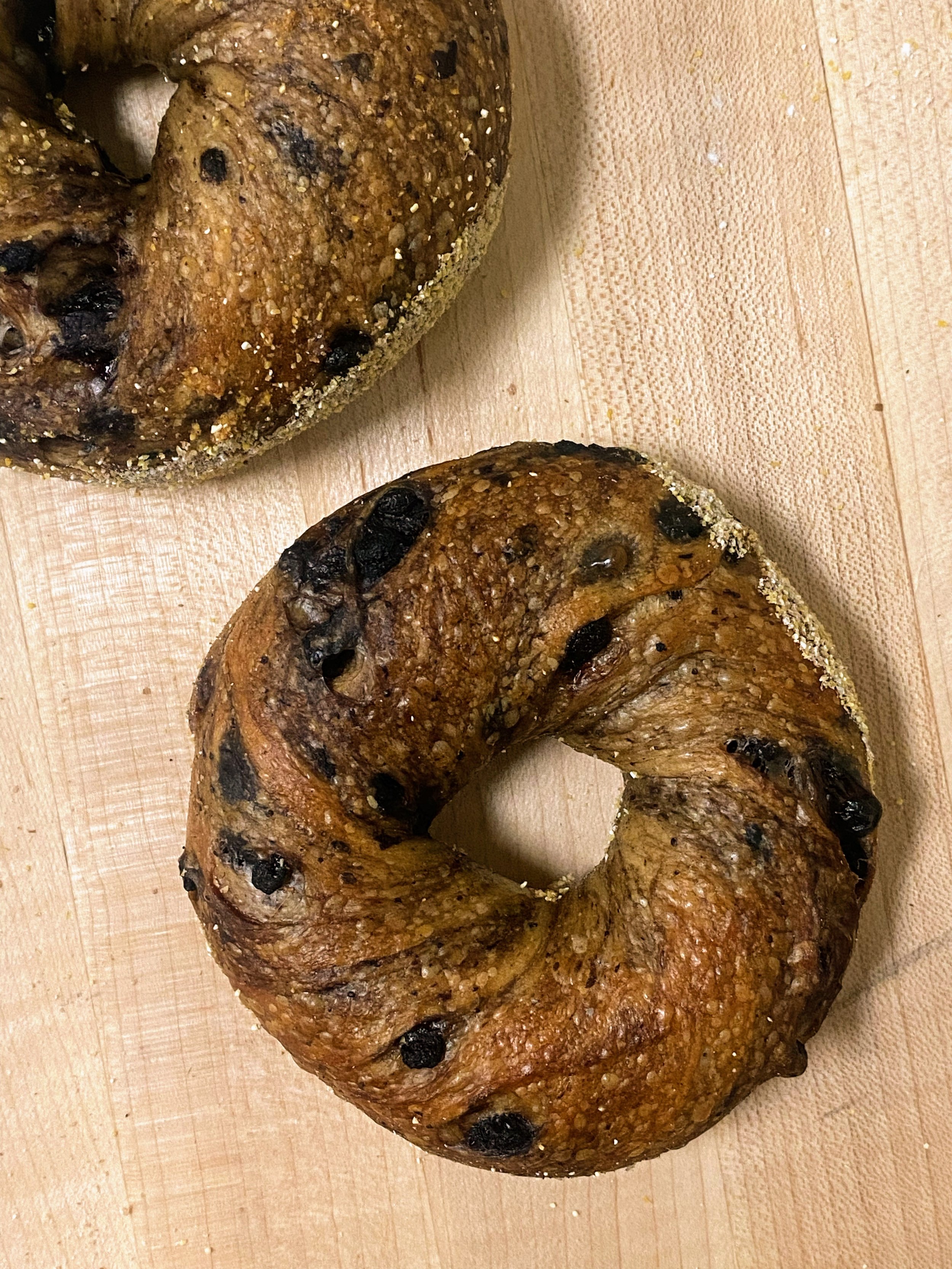 Blueberry Bagels x4