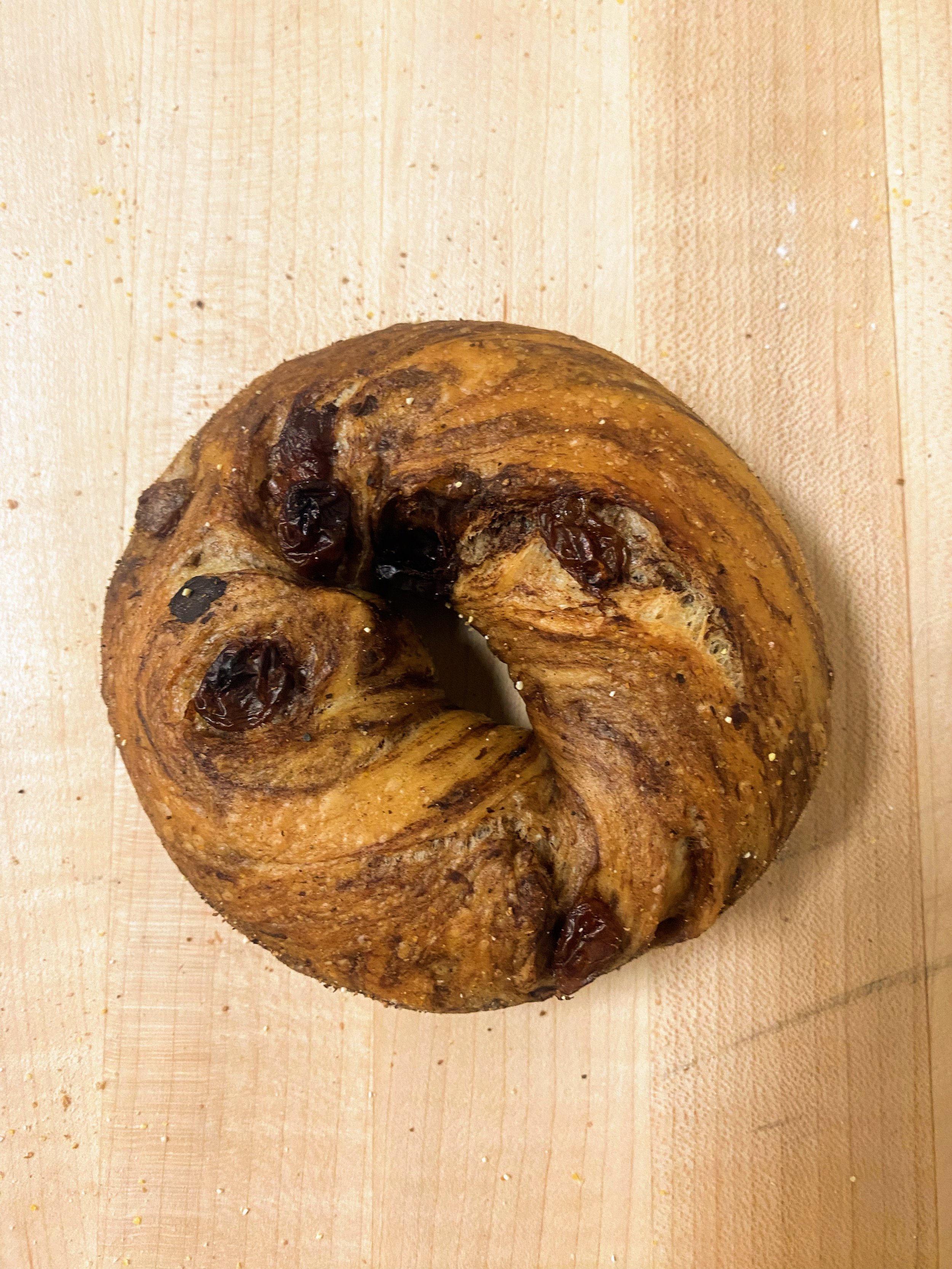Cinnamon Raisin Bagels x4