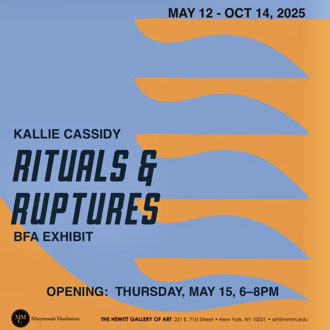 My BFA Solo Exhibition: Rituals and Ruptures