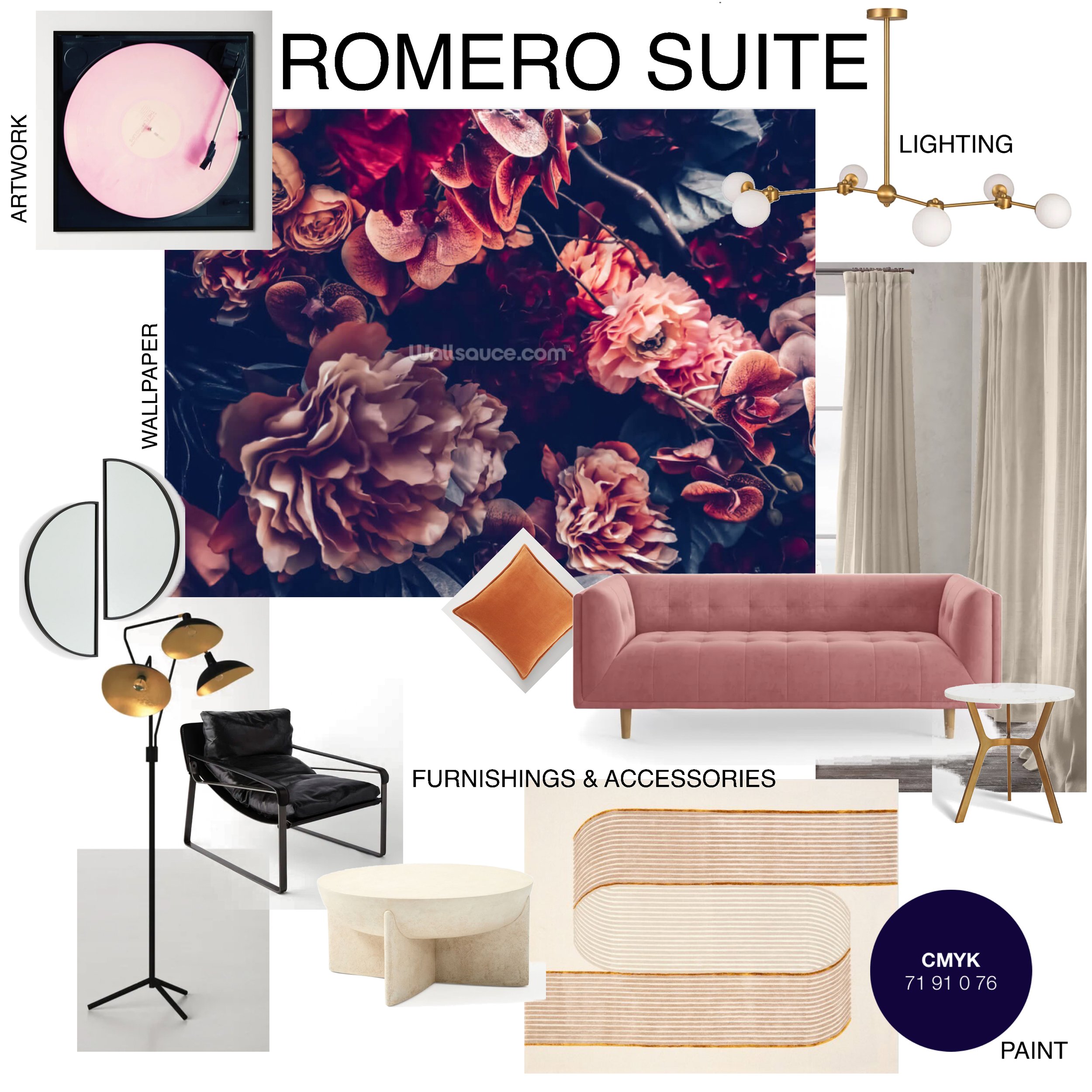 CLIENT DESIGN BOARD -
Residential project 2019.