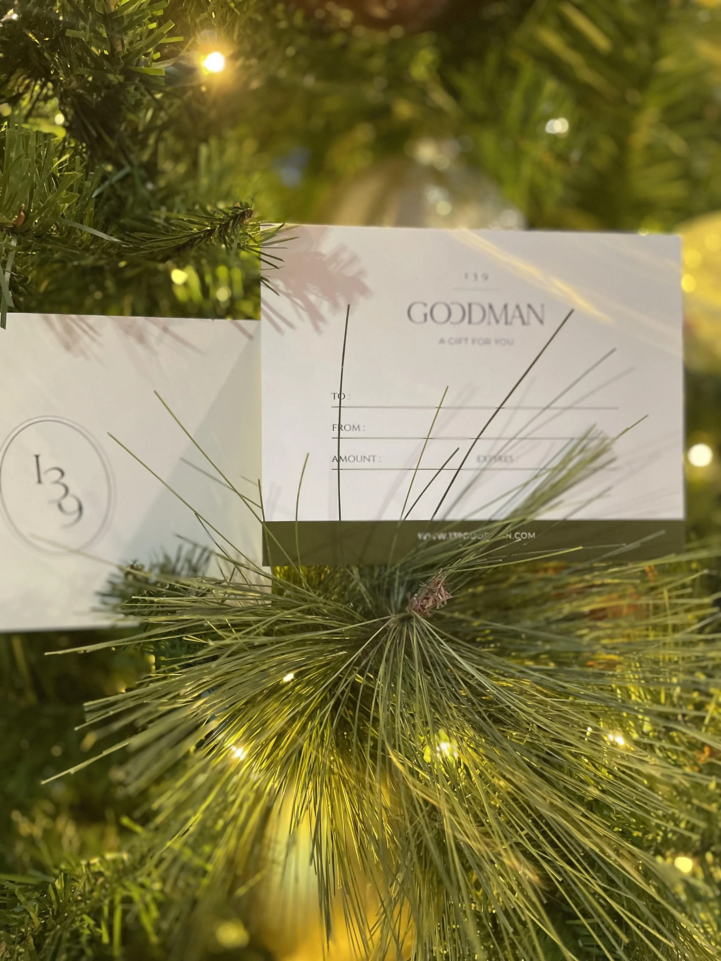 Gift Cards — 139 Goodman