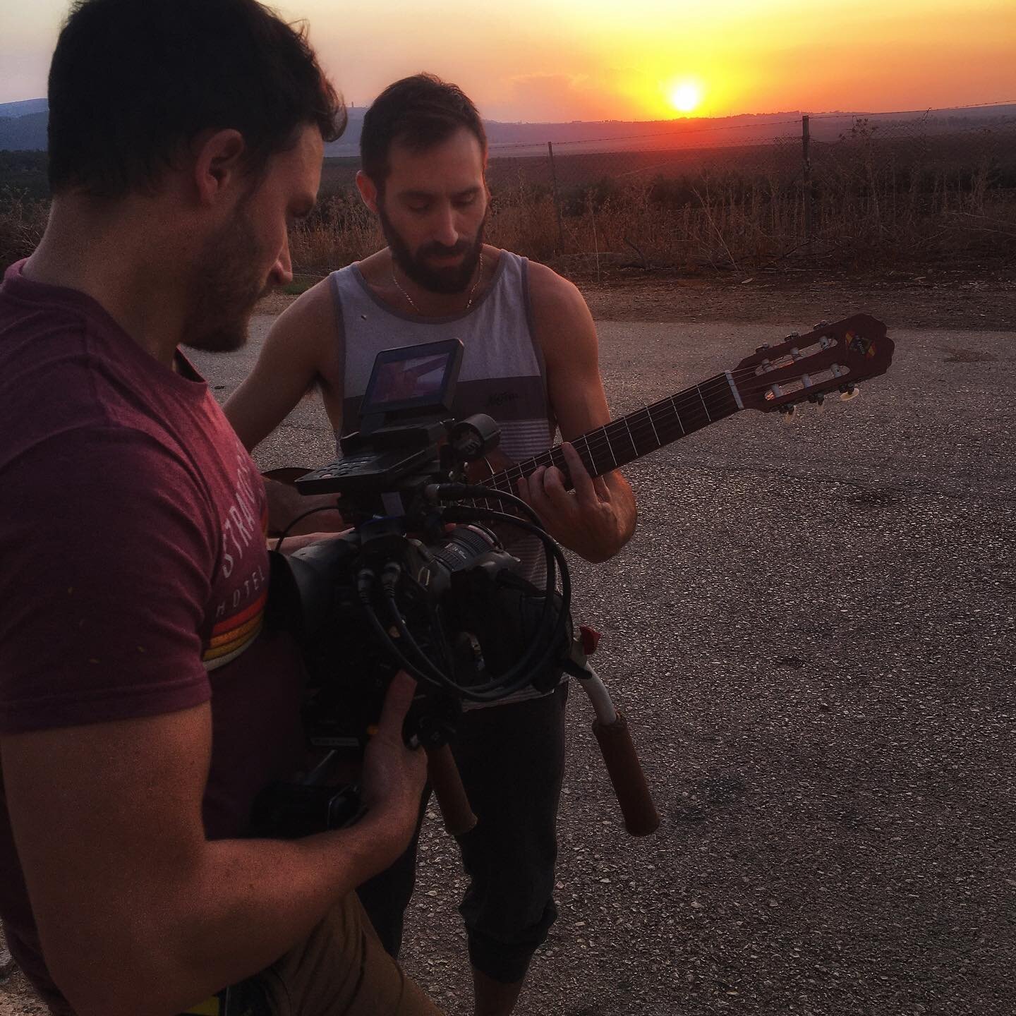 Nazareth 🇮🇱 ❤️ Photo credit @davidadubois 
#dop #setlife🎥 #filmmaking #canon #c300mkii #sunset #israel #nazareth