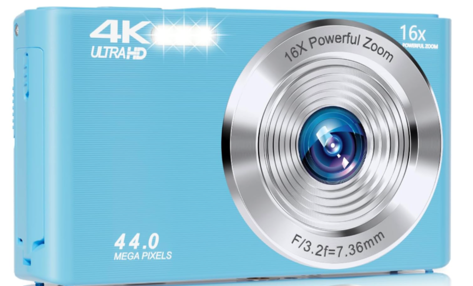 FHD 4K 44MP Camera with 64GB SD Card