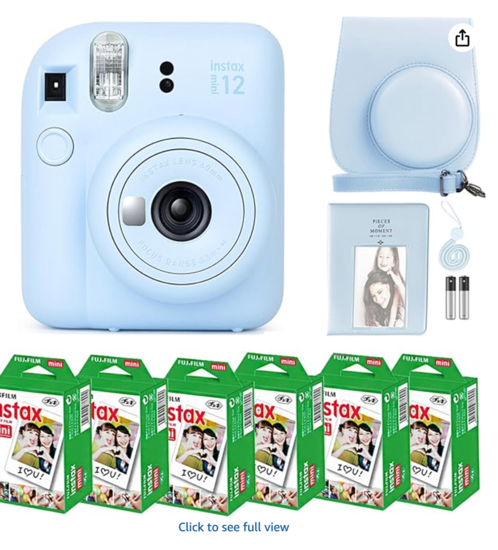FUJI INSTANT CAMERA AND FILM SET