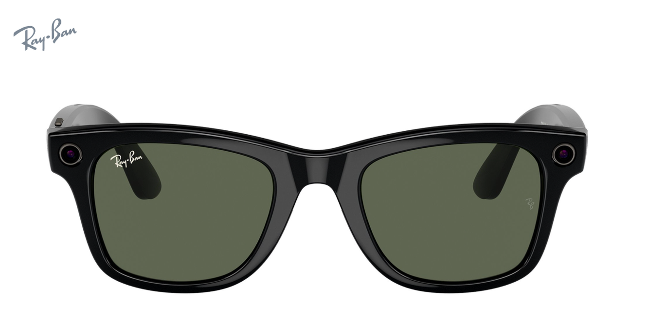 RAY BAN META WAYFARER SUNGLASSES