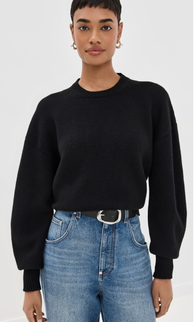 ANOTHER TOMORROW Cashmere knit sweatshirt