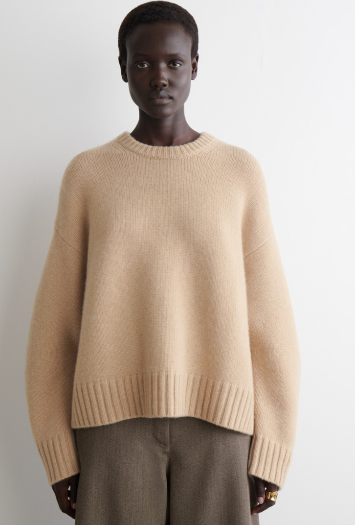 COS Chunky cashmere crewneck