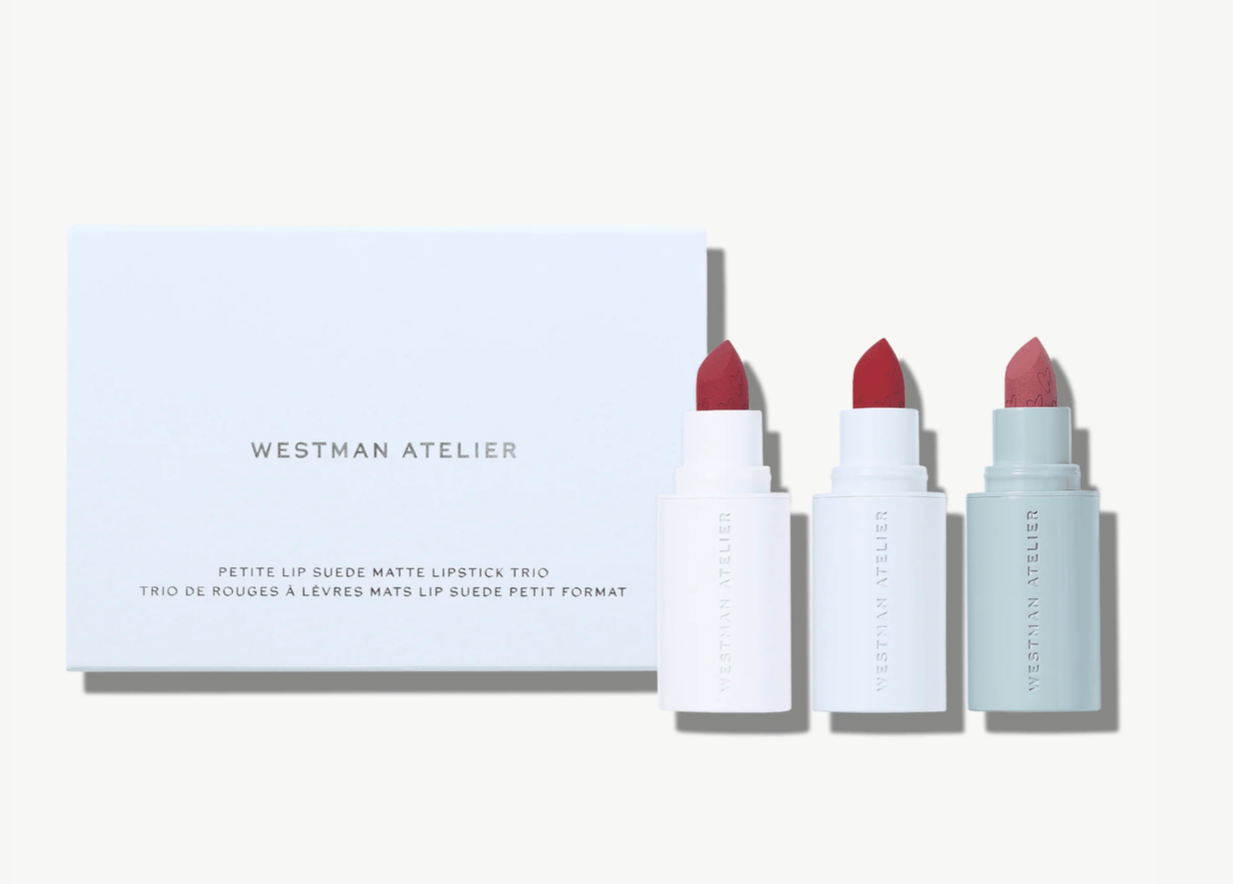 WESTMAN ATELIER petite suede matte lip trio